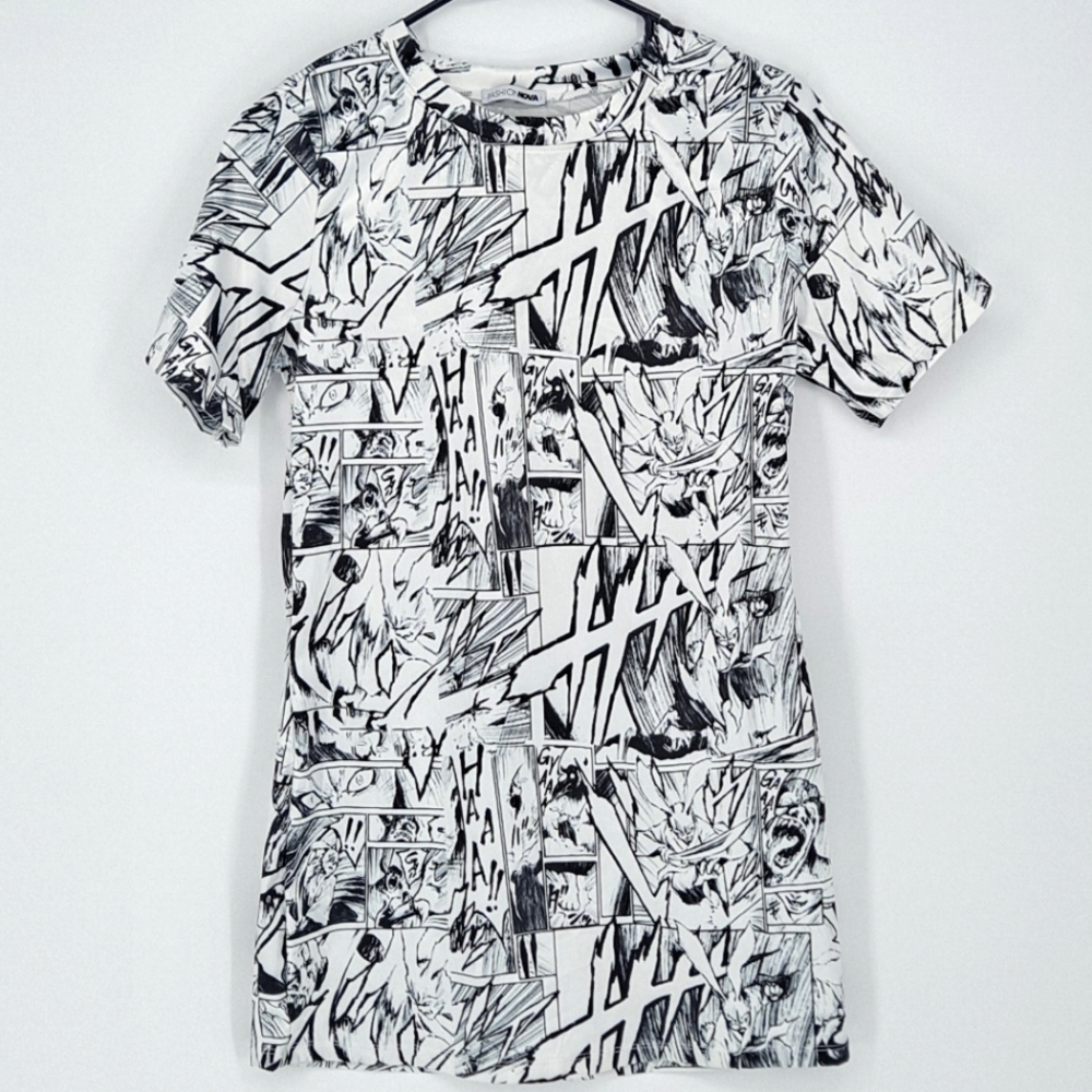 Satin-Finish Manga Tshirt Mini Size Small